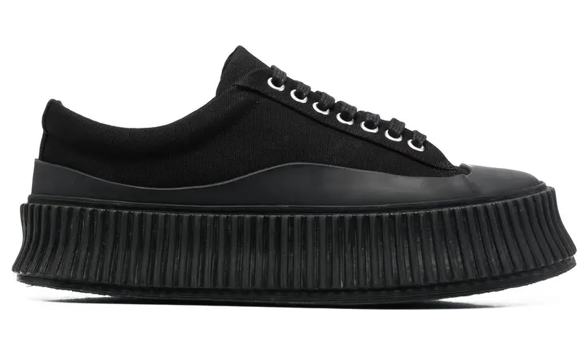 Jil Sander White Platform Sneakers (J15WS0002_P4868)