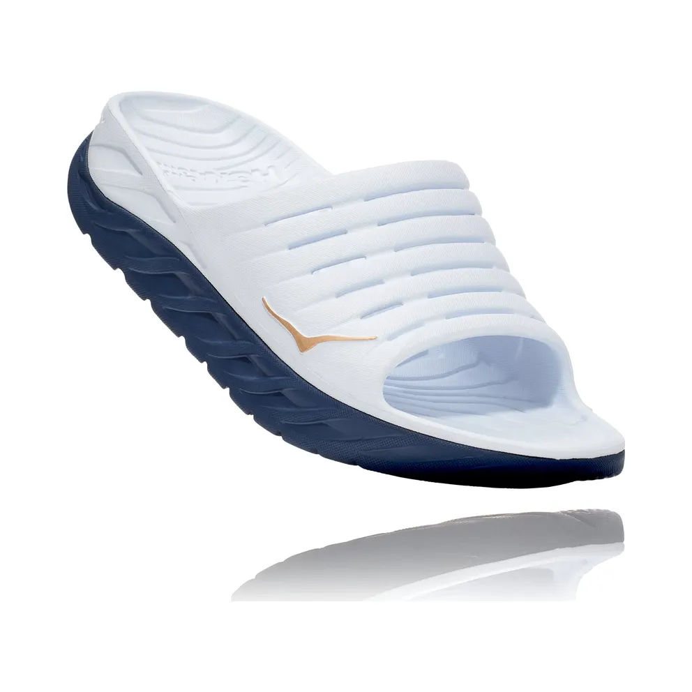 Hoka One One Ora Recovery Slide Team Kit White/Vintage Indigo (1099673-WVIN)