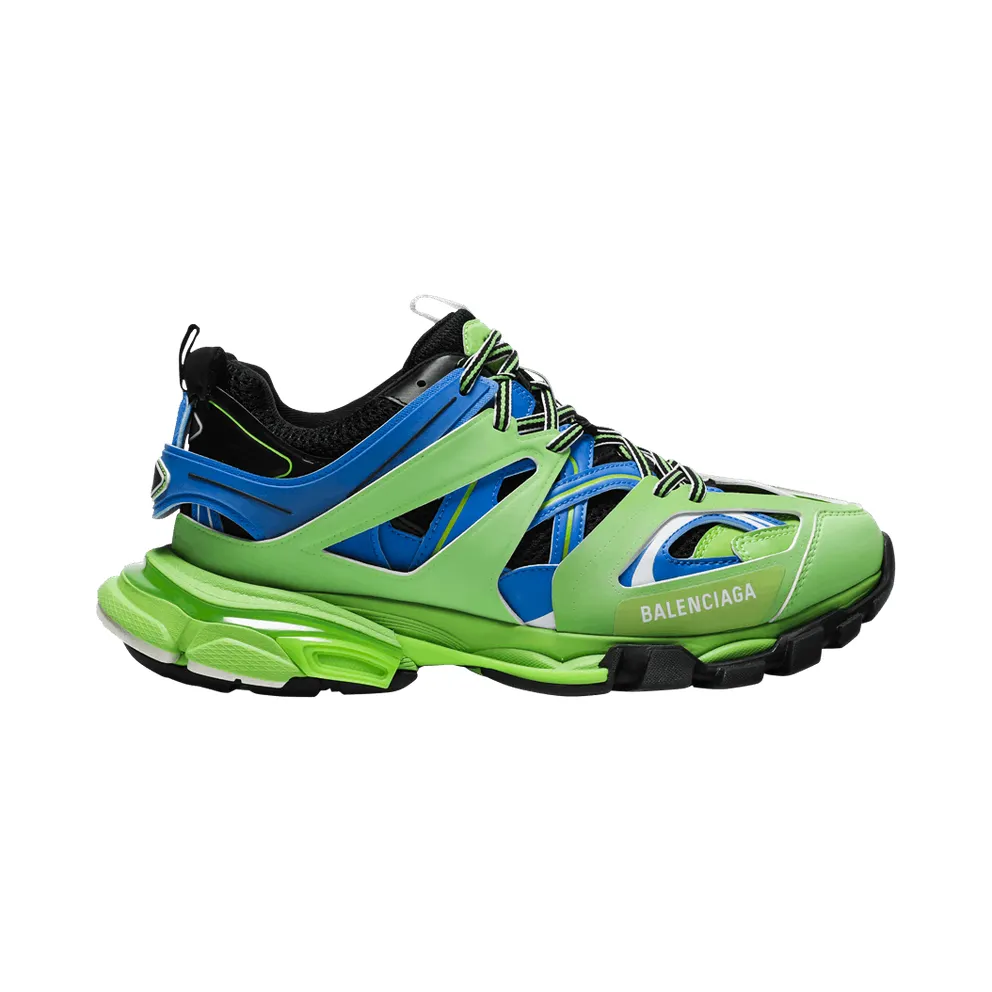 Balenciaga Track Trainers Green Blue (542023W1GB84078)