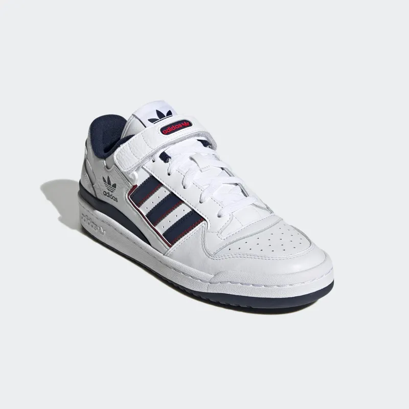 Adidas Forum Low Cloud White / Collegiate Navy / Collegiate Burgundy (GV6734)