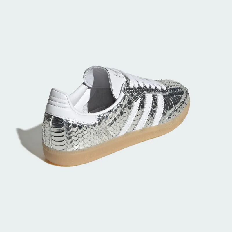 Adidas Samba Slangenprint Silver Metallic (IH9016)