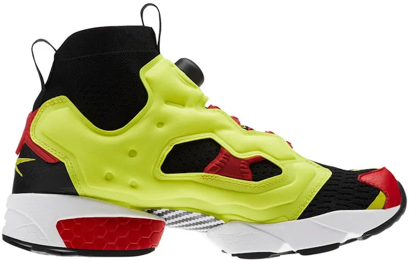 Reebok Instapump Fury OG Ultraknit Black Hyper Green Black/Hyper Green-Reebok Red (Other Brands Reebok)