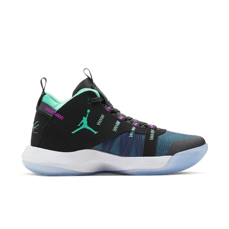 Jordan Jumpman 2020 Black Green Glow Blue Void (BQ3449-005)