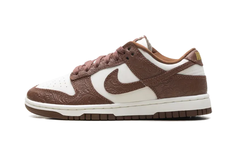 Nike Dunk Low “Embossed Baroque Sail Fauna Brown” (IF3944-100)