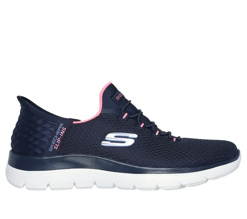 Skechers Slip-ins: Summits – Diamond Dream Sneaker Marine/Pink