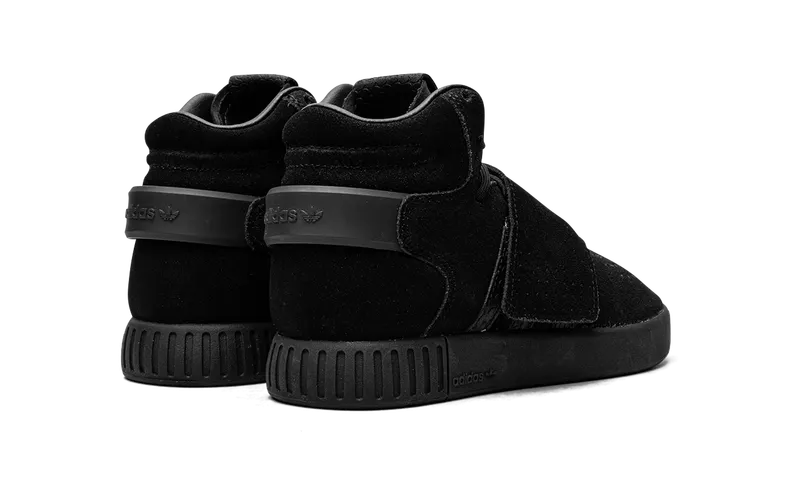 Adidas Tubular Invader Strap GS “CORE BLACK/CORE BLACK/WHITE” (BZ0302)