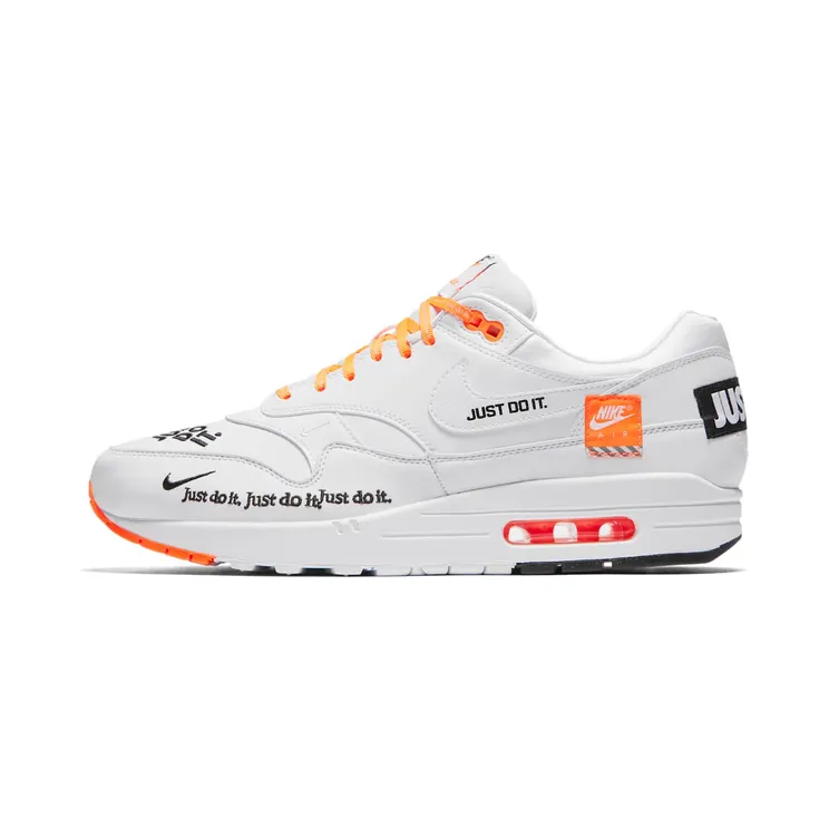 Nike Air Max 1 Just Do It Pack “White / Total Orange” (AO1021-100)