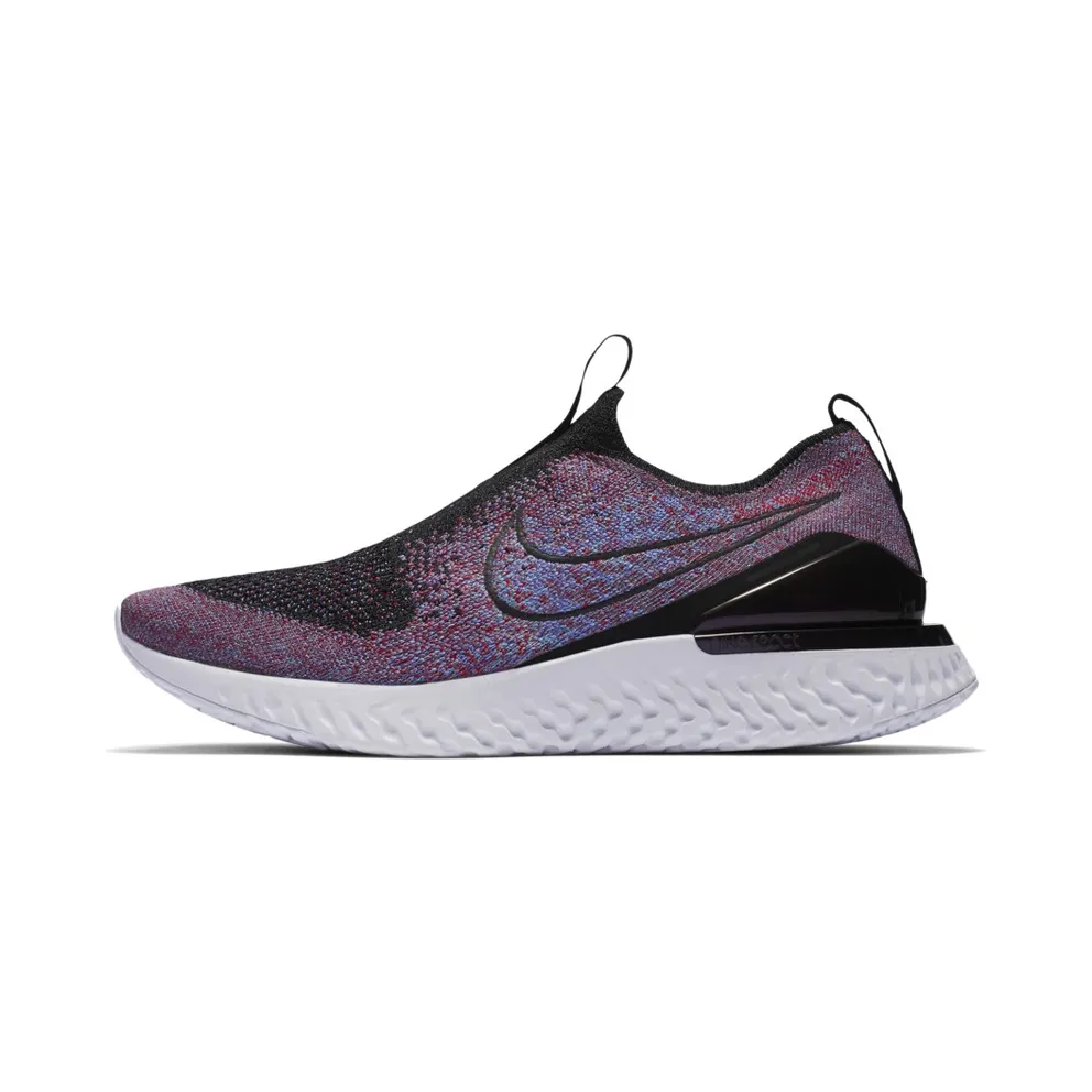 Nike Epic Phantom React Flyknit Black University Red Hyper Jade (W) Black/Black-University Red-Hyper Jade-Sapphire (BV0415-002)