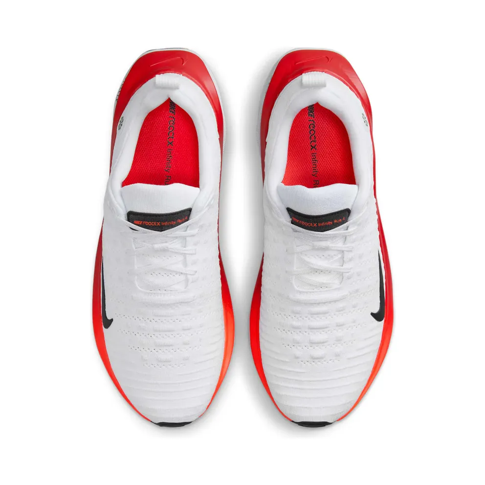 Nike ReactX Infinity Run 4 White Bright Crimson Black (DR2665-104)