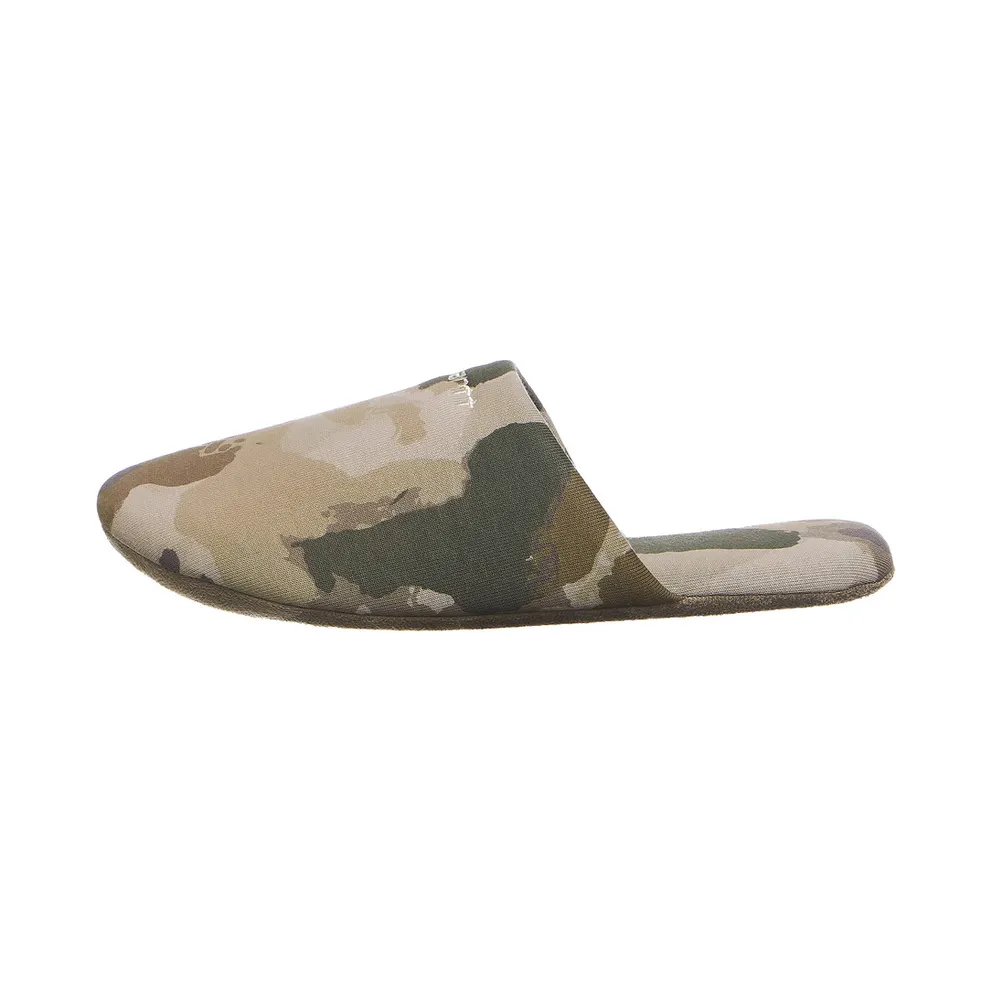 Carhartt WIP Script Embroidery Slippers Camo Tide / Thyme / Wax (I029924.0SI.XX)