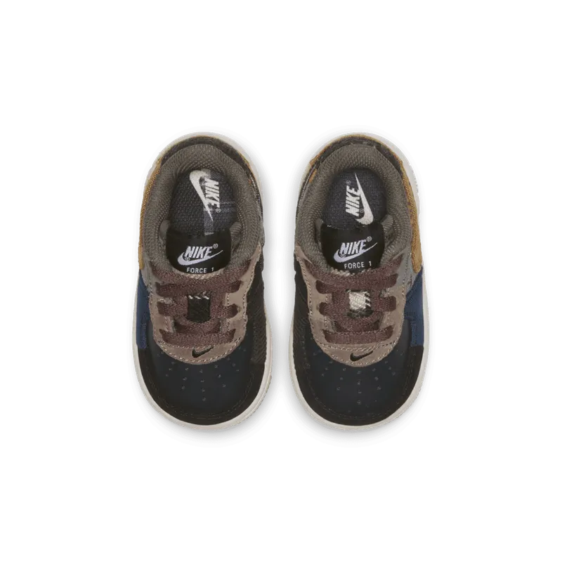 Nike Air Force 1 Low Travis Scott Cactus Jack (TD) Multi-Color/Muted Bronze-Fossil (CT0911-900)