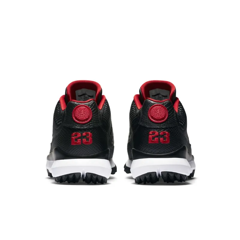 Jordan 9 Retro Golf Cleat Bred Black/Gym Red-White (833798-002)