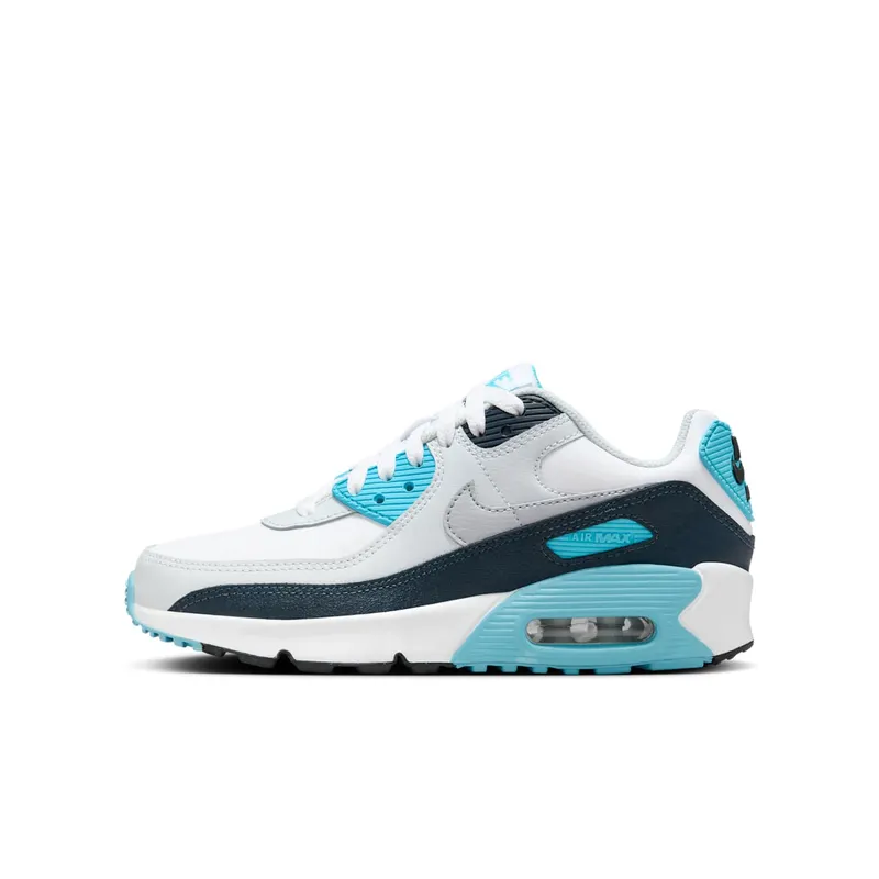 Nike Air Max 90 White/Baltic Blue/Armory Navy/Wolf Grey (HF6358-100)