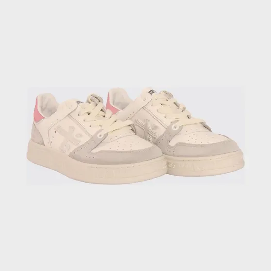 Premiata Quinn Leather Sneakers Pink (QUINN8214)