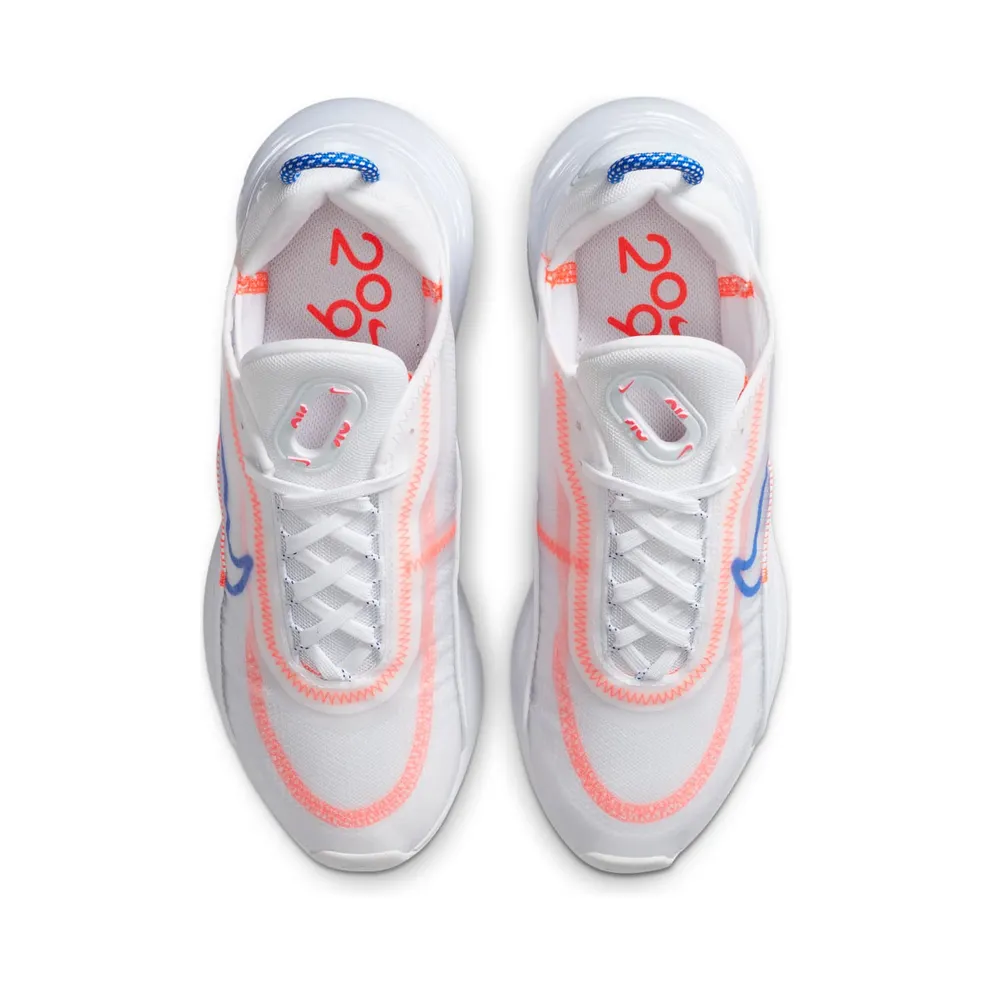 Nike Air Max 2090 White Flash Crimson Racer Blue (W) White/Flash Crimson-Metallic Silver-Racer Blue (CT1290-100)