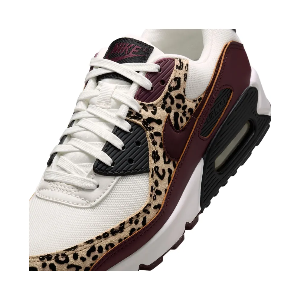 Nike Air Max 90 “Leopard – Burgundy” (IF1619-102)