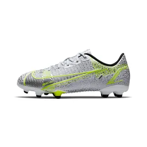 Nike Mercurial Vapor 14 Academy FG MG “White / Metallic Silver / Volt / Black” (CV0811-107)