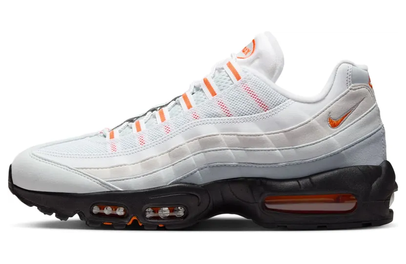 Nike Air Max 95 Wolf Grey Safety Orange Pure Platinum (HM0622-002)
