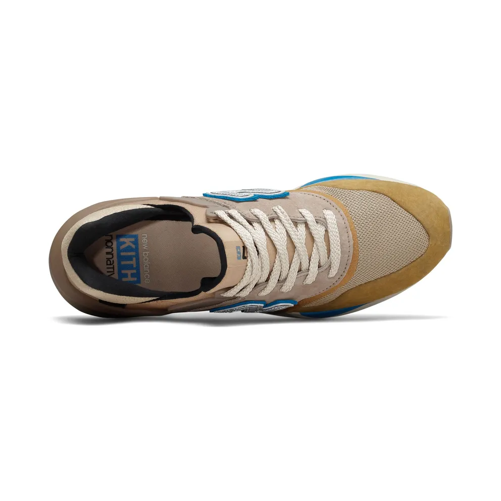 New Balance 997S Kith nonnative Brown/Black-Cobalt Blue (MS997TH)