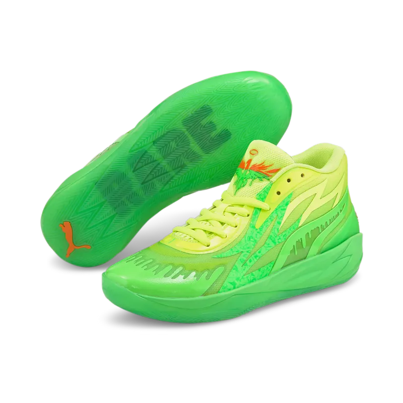 Puma x NICKELODEON SLIME™ MB.02 Basketball Shoes Green (377584-01)