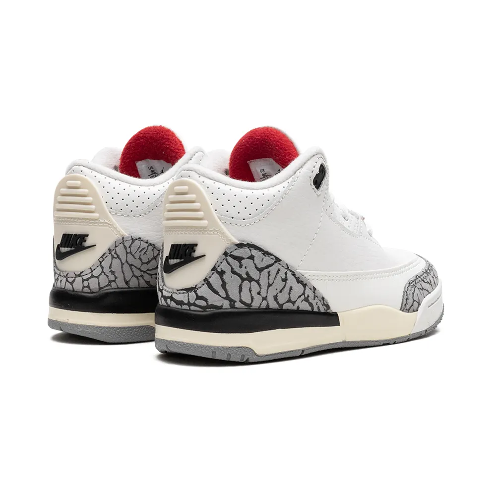 Air Jordan 3 TD “White Cement Reimagined 2023” (DM0968-100)