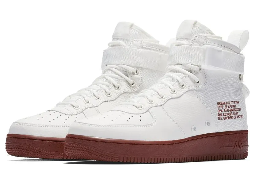 Nike SF Air Force 1 Mid Ivory Mars Stone