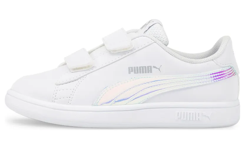 Puma Smash v2 Holo V Zilver/Wit (385575-01)