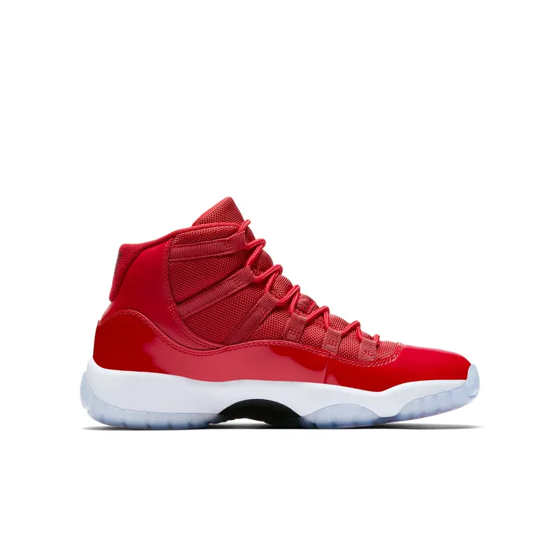 Jordan 11 Retro Win Like 96 (GS) Gym Red/Black-White (378038-623)