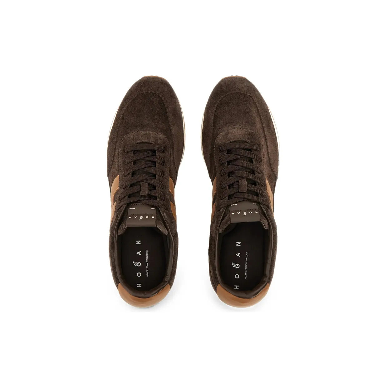 Hogan H699 Logo-patch “Brown/Brown” (HXM6990GA00U HO0FDK) (3)