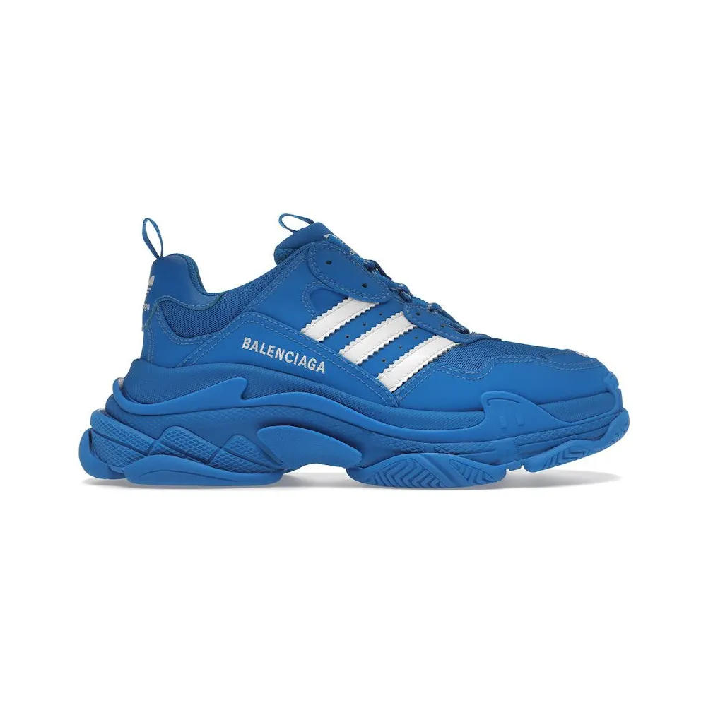 Balenciaga Triple S adidas Blue White (712821W2ZB24090)