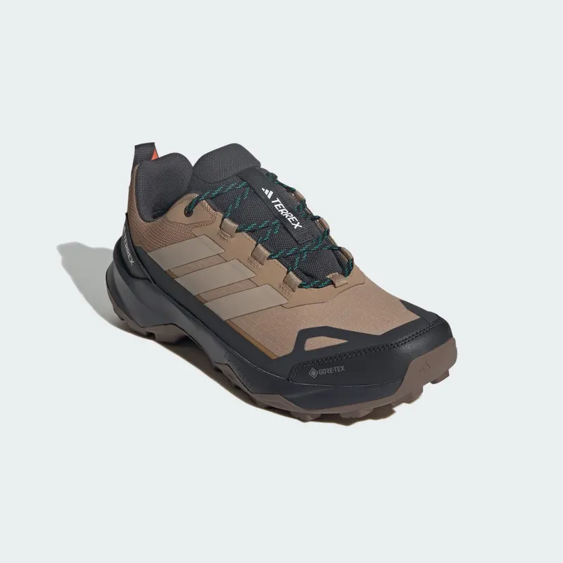 Adidas Terrex Skychaser AX5 GORE-TEX Hiking Shoes Cardboard / Blanch Cargo / Semi Impact Orange (JH7801)
