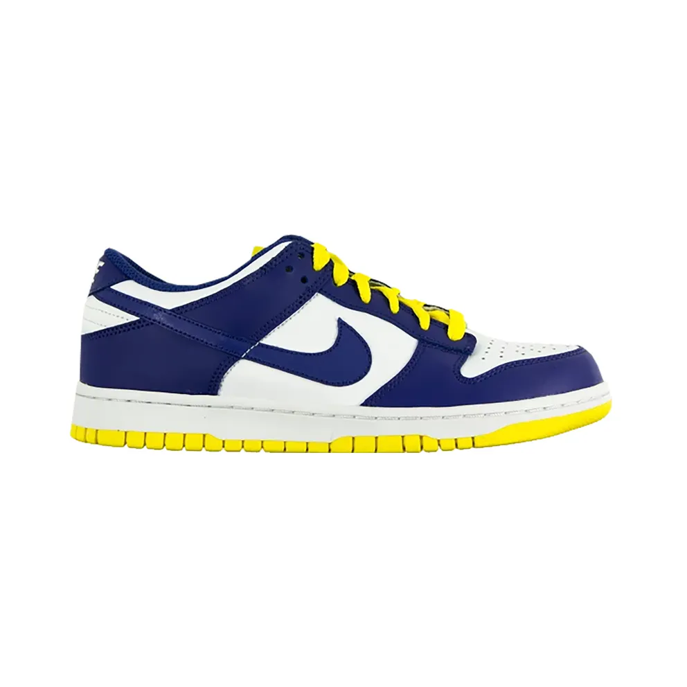 Nike Dunk Low White Wicked Purple Vibrant Yellow (W)