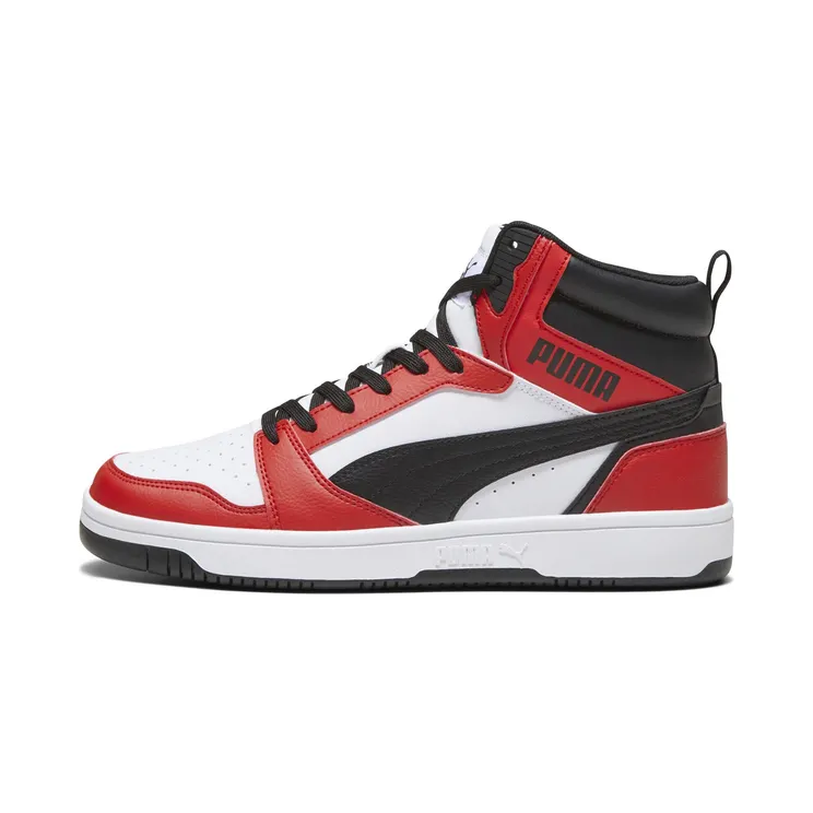 Puma Rebound “Puma White / Puma Black / For All Time Red” (392326_04)