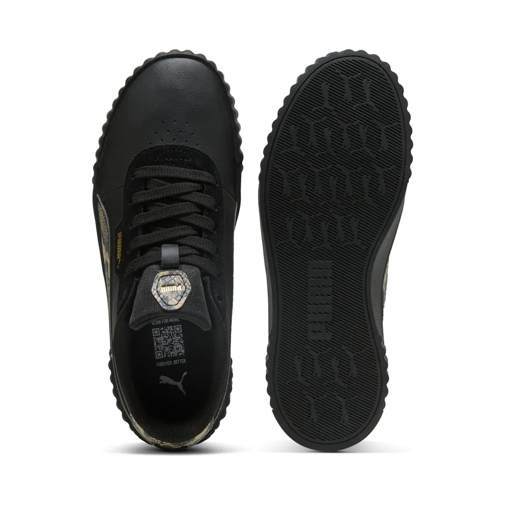 Puma Carina 3.0 Snake Chic “Puma Black / Puma Gold” (400723_02)