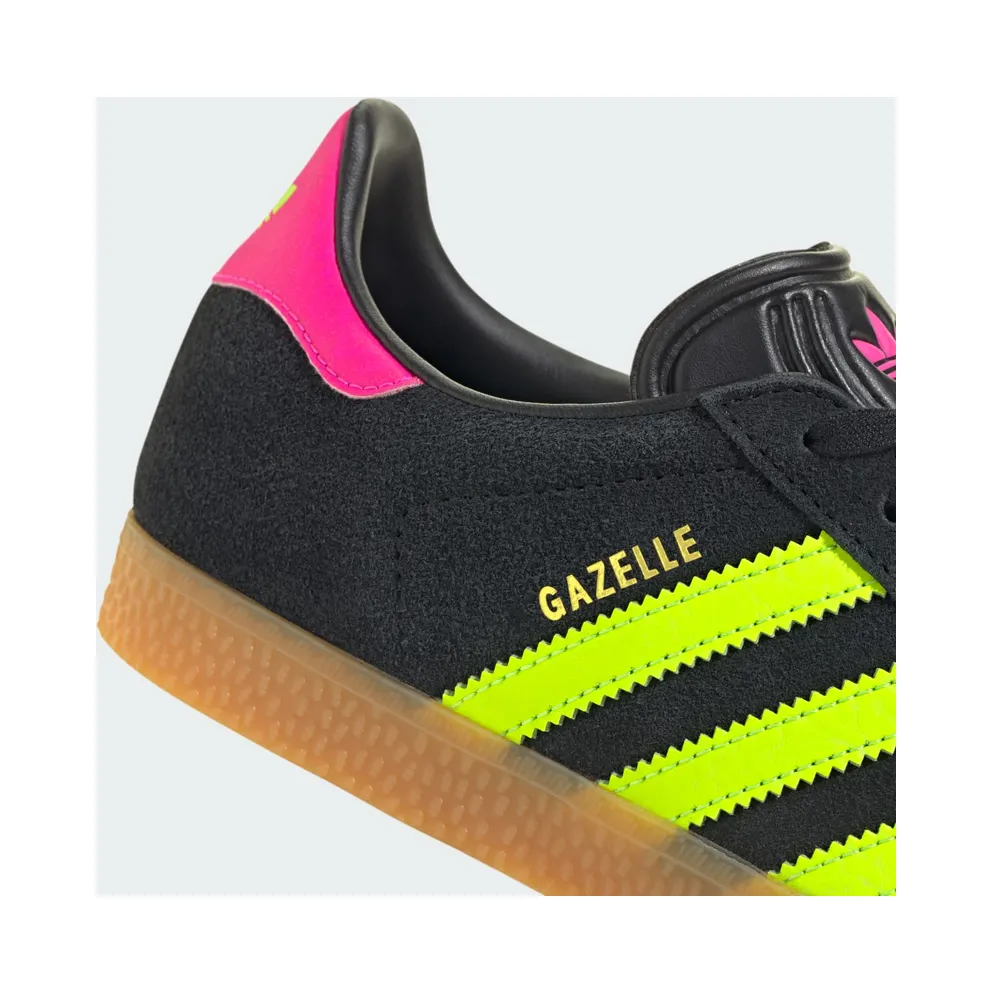 adidas Gazelle Black Signal Green Shock Pink (JQ5994)