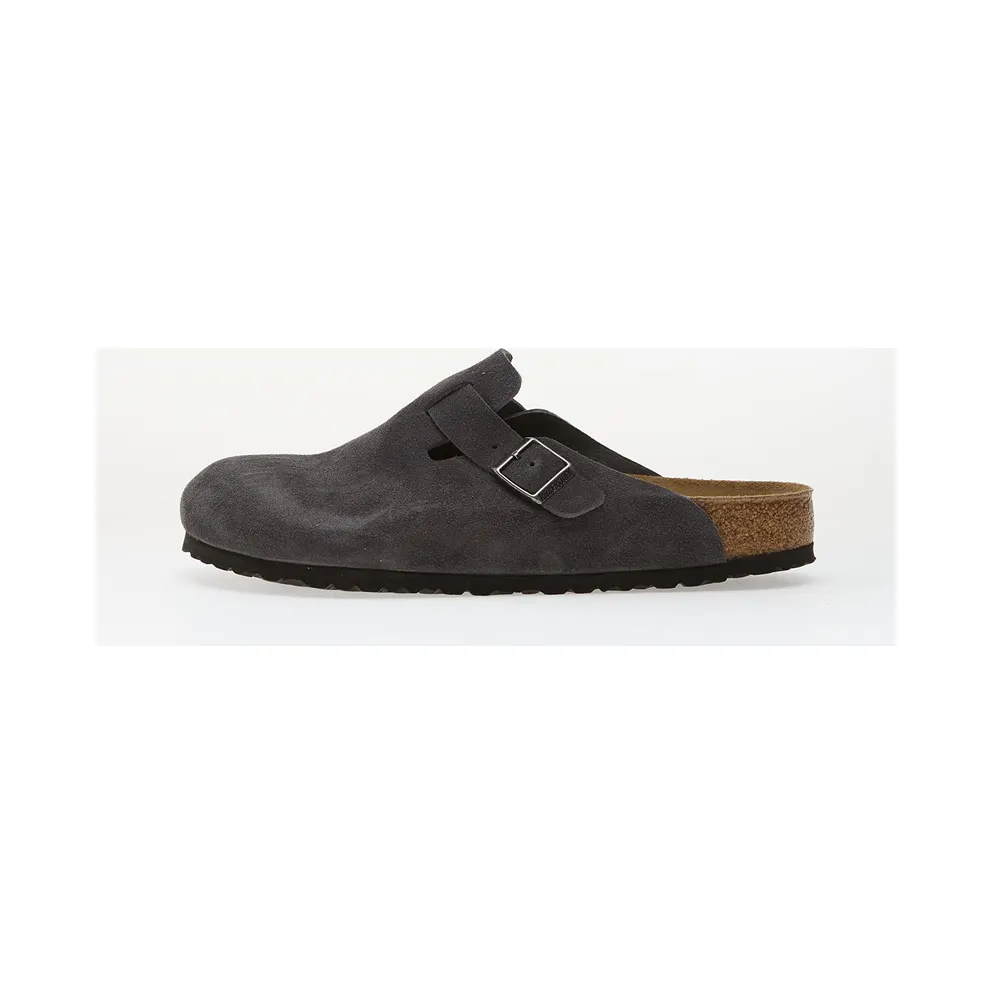 Birkenstock Boston Suede Charcoal