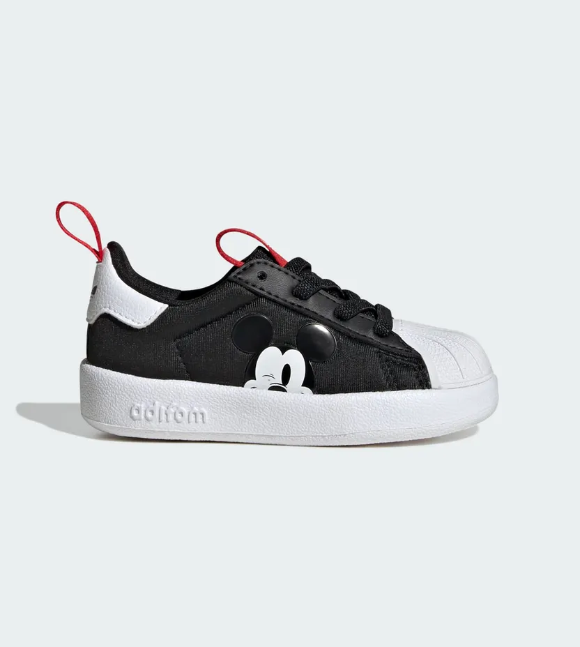 Adidas ADIDAS DISNEY MICKEY MOUSE adiFOM SUPERSTAR 360 SHOES Core Black / Cloud White / Better Scarlet (JH5179)