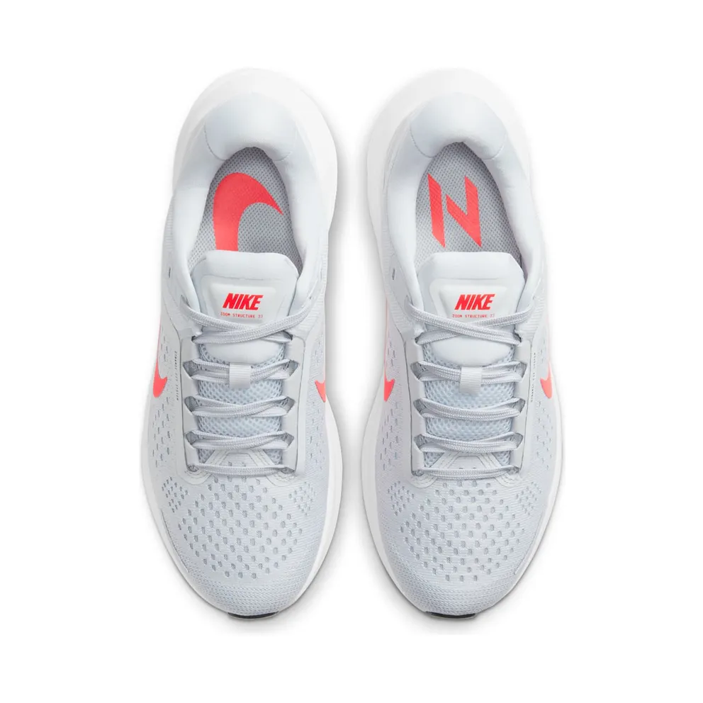Nike Air Zoom Structure 23 Black “Pure Platinum / Light Armoury Blue / White / Flash Crimson” (CZ6721-009)