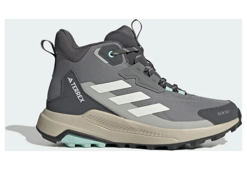 Adidas Terrex Anylander Mid RAIN.RDY Hiking Grey Three / Off White / Grey Two (JR6600)