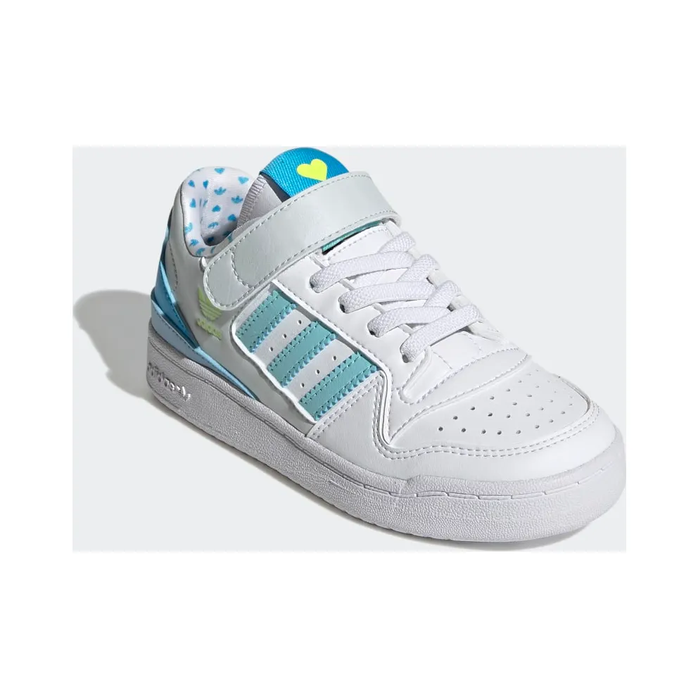 Adidas Forum Low Cloud White / Sky Rush / Clear Aqua (GZ0800)