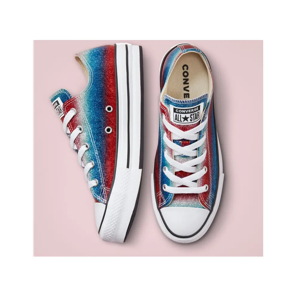 Converse Chuck Taylor All Star Lift Platform Glitter Drip (A00444C)