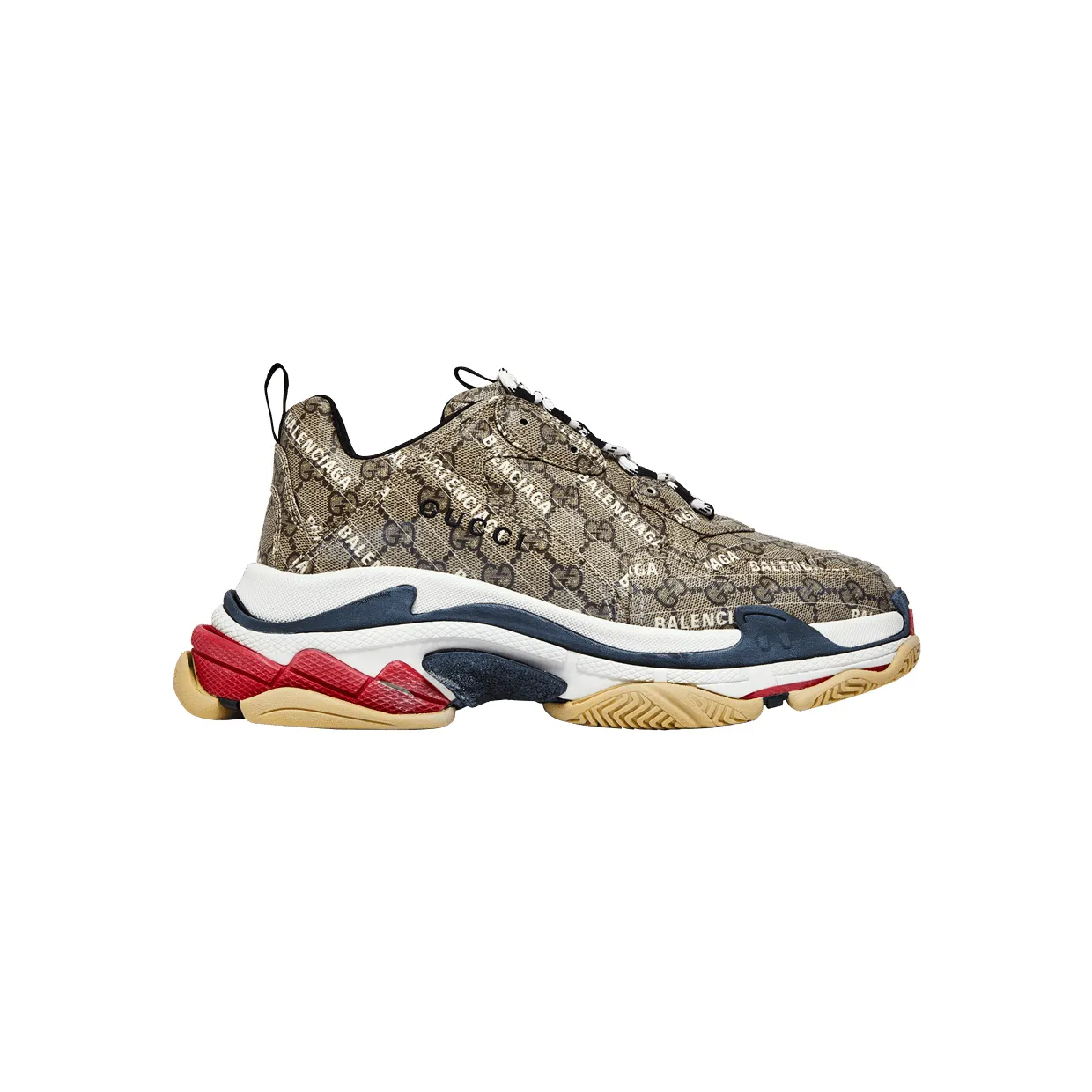Gucci x Balenciaga The Hacker Project Triple S Beige (681066ULZ10 9795)