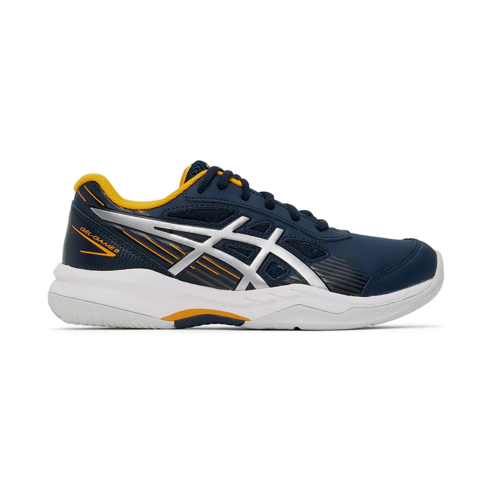 Asics Kids Navy Gel-Game 8 Big Kids Sneakers (1044A025-400)