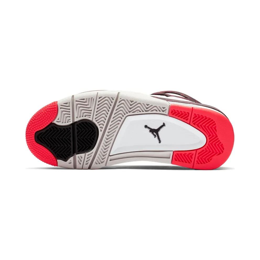 Jordan 4 Retro Flight Nostalgia (GS) White/Black-Bright Crimson-Pale Citron (408452-116)