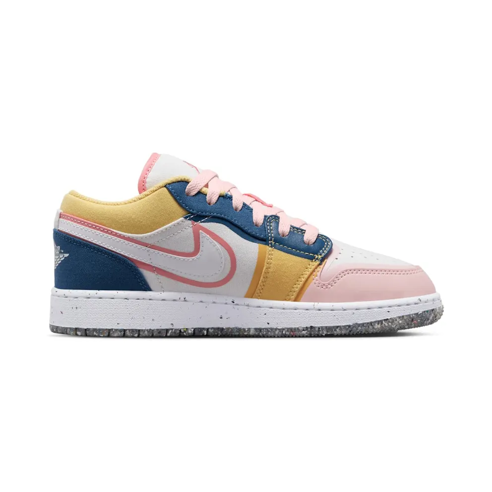Air Jordan 1 Low SE GS “Multicolor Canvas” (DV1323-100)