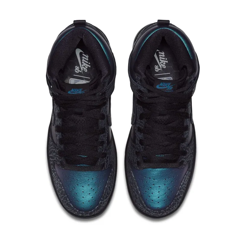 Nike SB Dunk High Black Sheep Hornet Black/Black-Black (BQ6827-001)