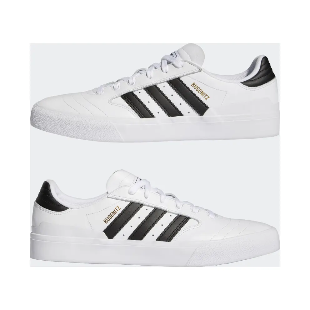 adidas Busenitz Vulc II Cloud White / Core Black / Gold Metallic (H04887)