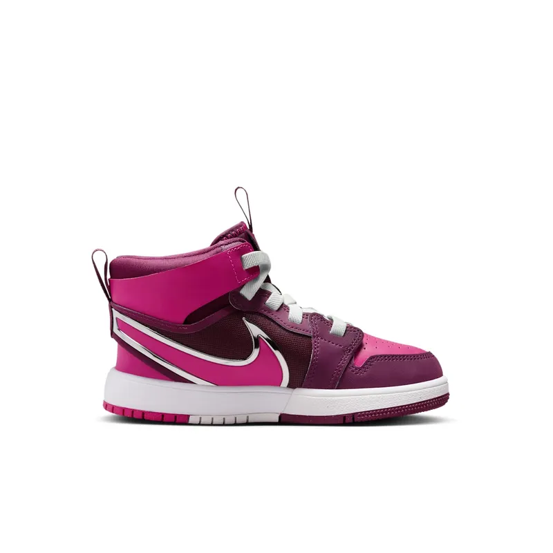 Jordan 1 Mid RM EasyOn Bordeaux White Volt Tint Active Pink (FQ1282-600)
