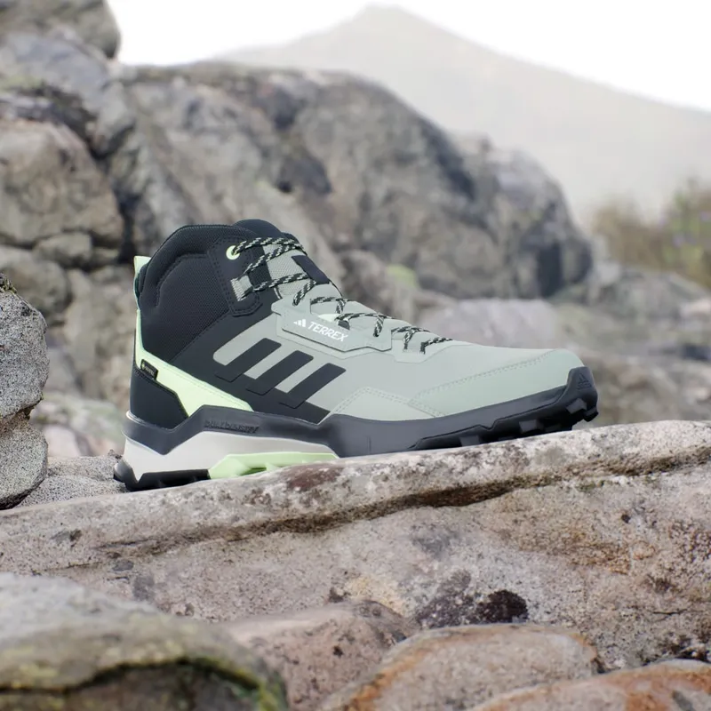 adidas Terrex AX4 Mid GORE-TEX Hiking Silver Green / Core Black / Crystal Jade (IE2581)