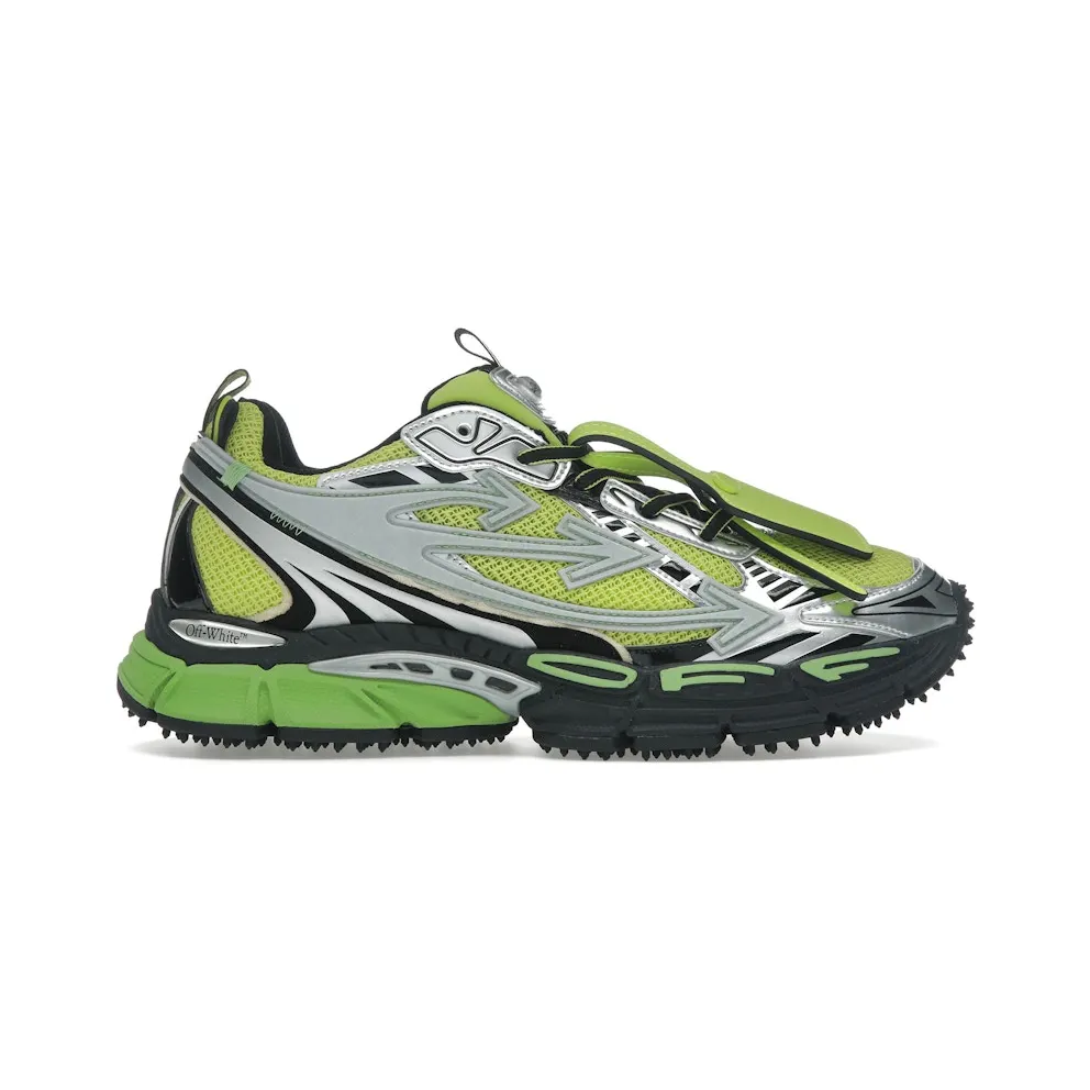 OFF-WHITE Be Right Back Silver Green Fluo (OMIA295S25FAB0017270)